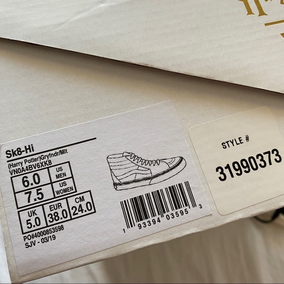 Harry Potter Vans - Picture 8 of 8